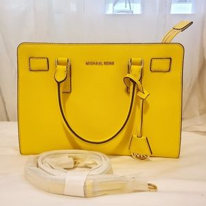 Michael Kors Dillon Sunflower East/West Satchel